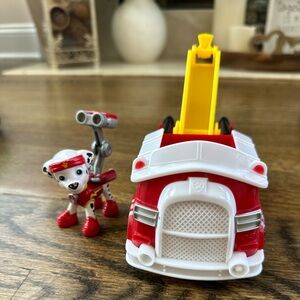 Paw Patrol Marshall with Fire Truck